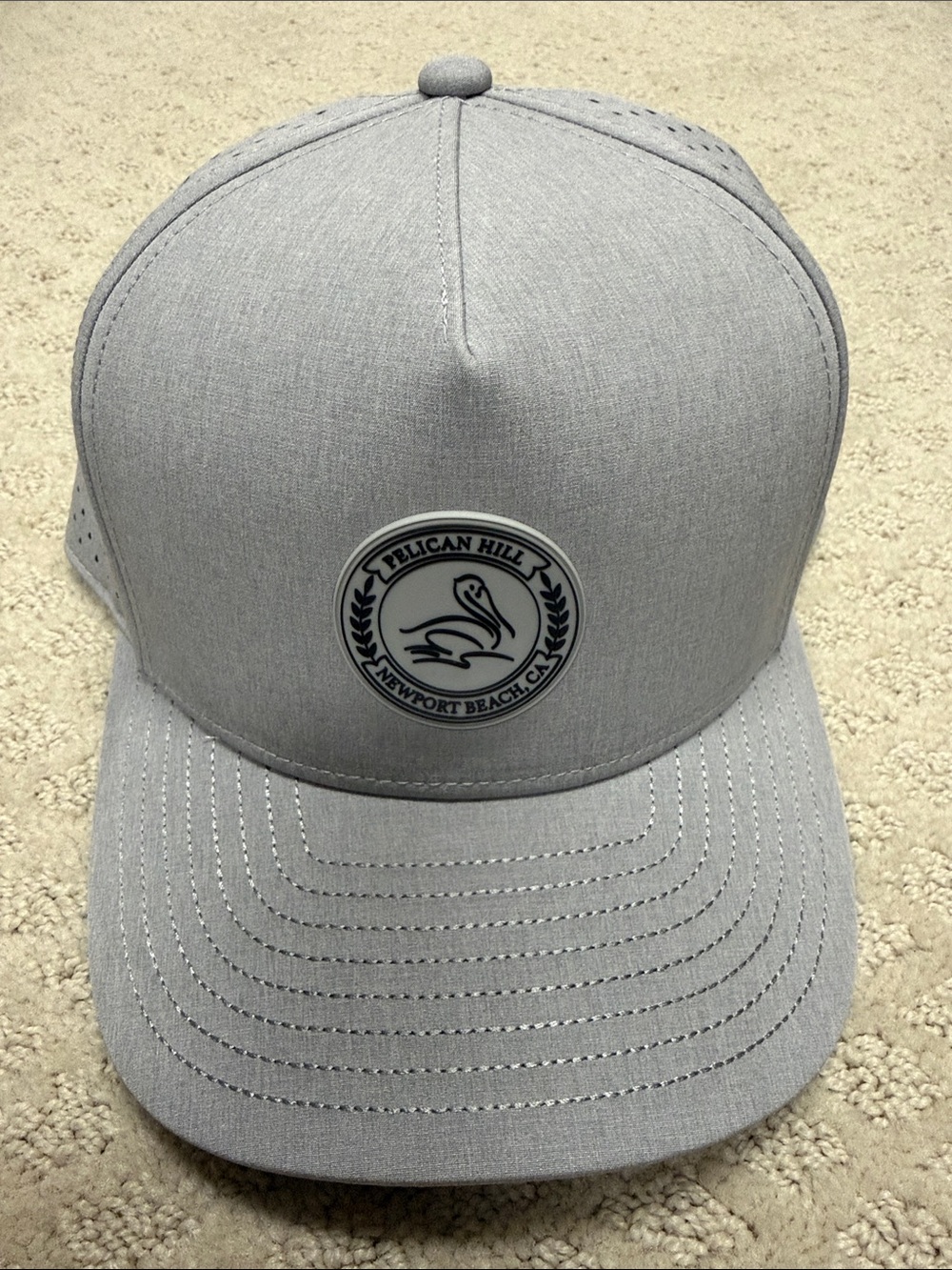 MELIN x Pelican Hill Newport Beach Light Gray Hydro Odysea Hat
